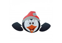 Vianočná dekorácia na plot - Tučniak