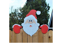 Vianočná dekorácia na plot - Mikuláš