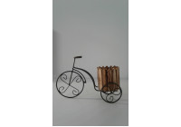 Kvetinový stojan Bicykel drevený