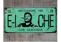 Kovová tabuľka Che Guevara