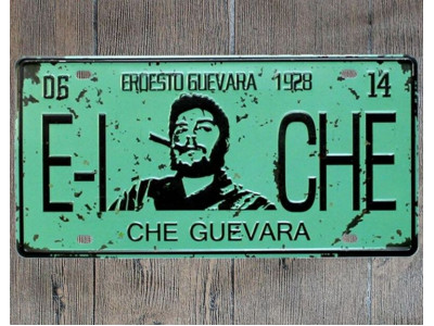 Kovová tabuľka Che Guevara